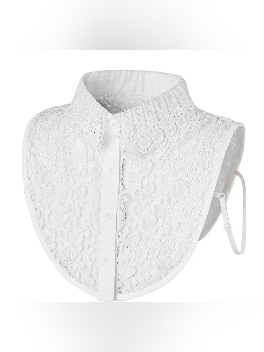 White Lace Detachable Collar Dickey